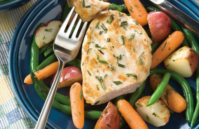 Rosemary Lemon Chicken with Vegetables | Edmonds Food Bank